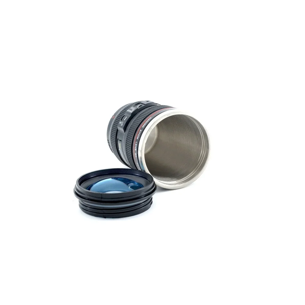 Caniam 24-105mm Camera Lens Novelty Coffee Mug Stainless Steel Cup Tumbler